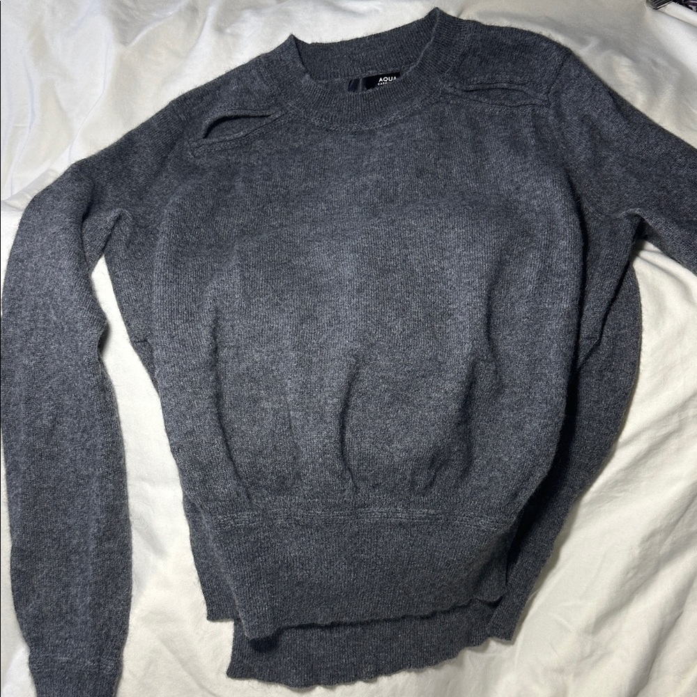 Aqua Crew Neck Sweater